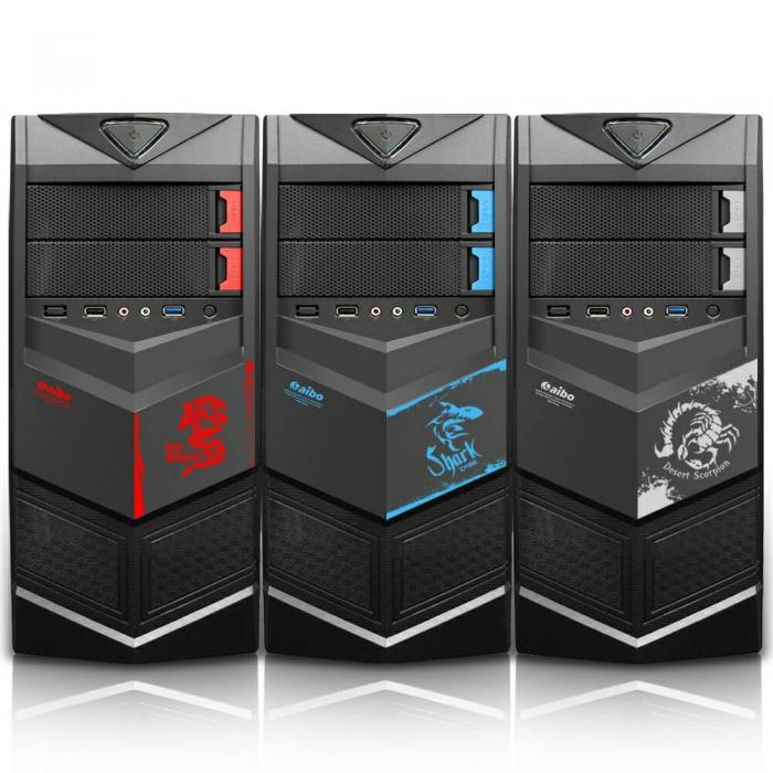 鈞嵐 飢餓鯊 USB3.0 藍色圖騰 二代(ATX)