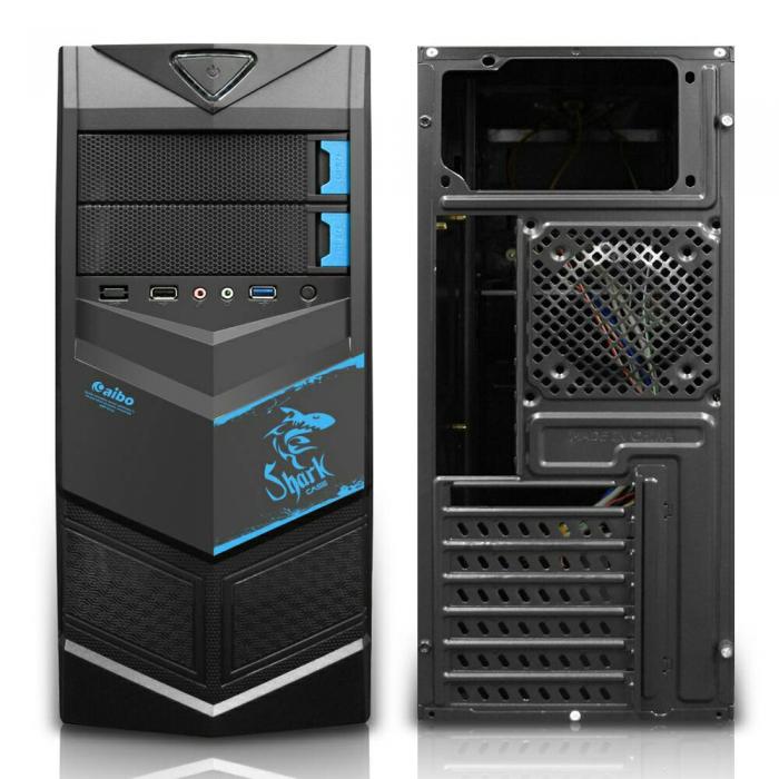 鈞嵐 飢餓鯊 USB3.0 藍色圖騰 二代(ATX)