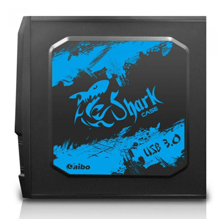 鈞嵐 飢餓鯊 USB3.0 藍色圖騰 二代(ATX)
