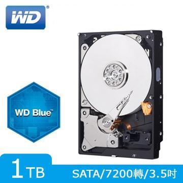 WD 1TB 藍標 10EZEX 三年 聯強