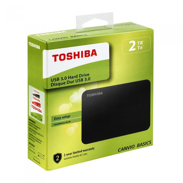 Toshiba 2TB(黑) Canvio Basics 2.5吋行動硬碟