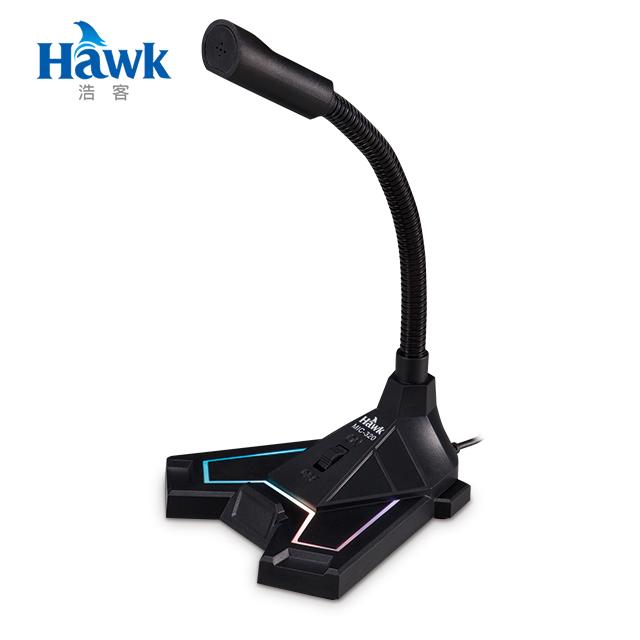 Hawk USB RGB發光電競麥克風 MIC320