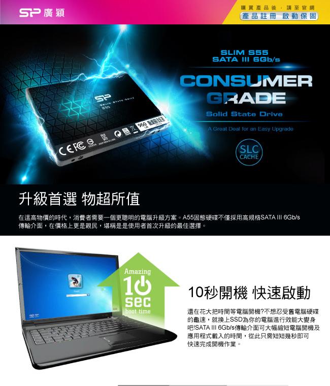 SP 廣穎 S55 120G
