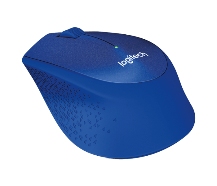 羅技 M331 SilentPlus 靜音滑鼠 藍 送羅技鼠墊