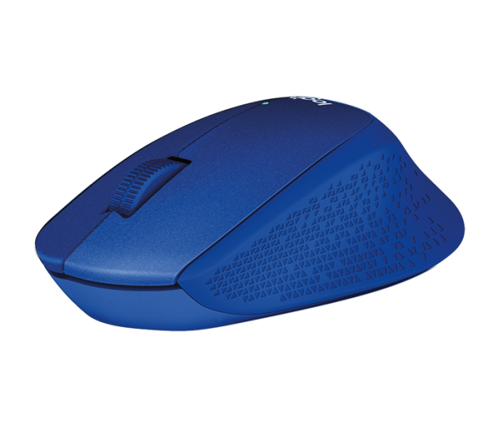 羅技 M331 SilentPlus 靜音滑鼠 藍 送羅技鼠墊
