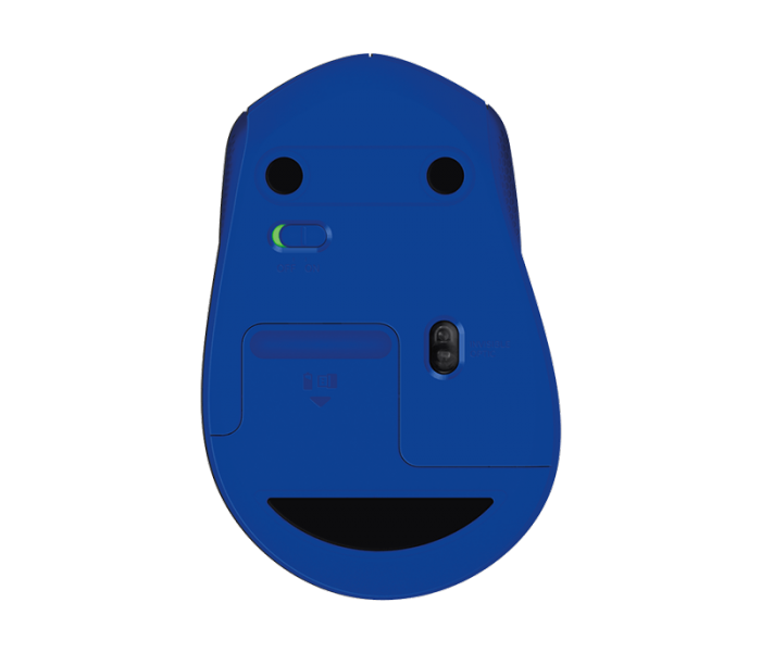 羅技 M331 SilentPlus 靜音滑鼠 藍 送羅技鼠墊