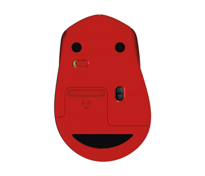 羅技 M331 SilentPlus 靜音滑鼠 紅 送羅技鼠墊