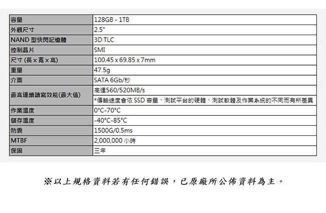 威剛 SU800 128G SATA