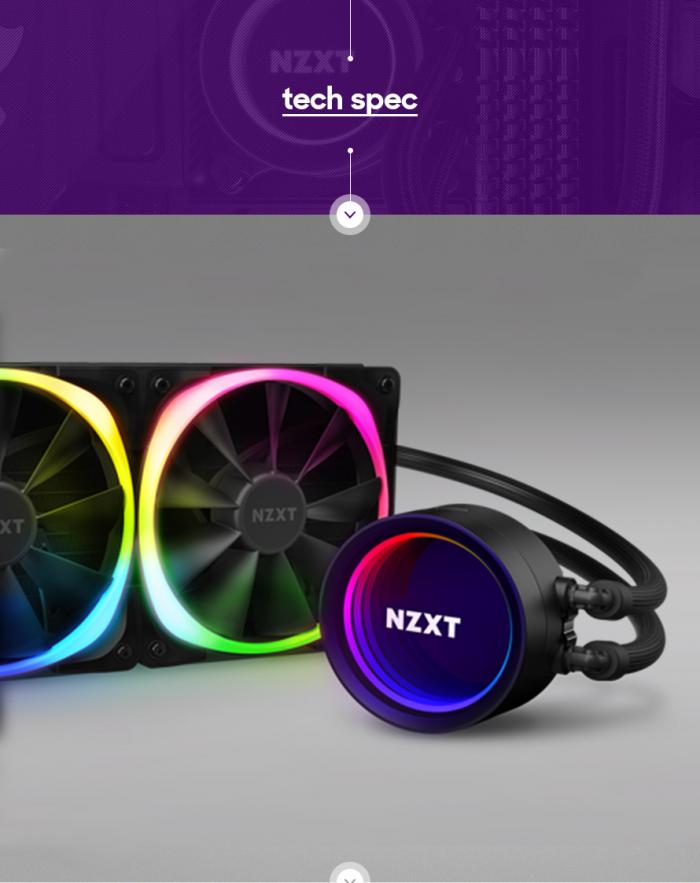 NZXT Kraken X53 24cm水冷排 RGB冷頭+RGB風扇 (買12代U送扣具)