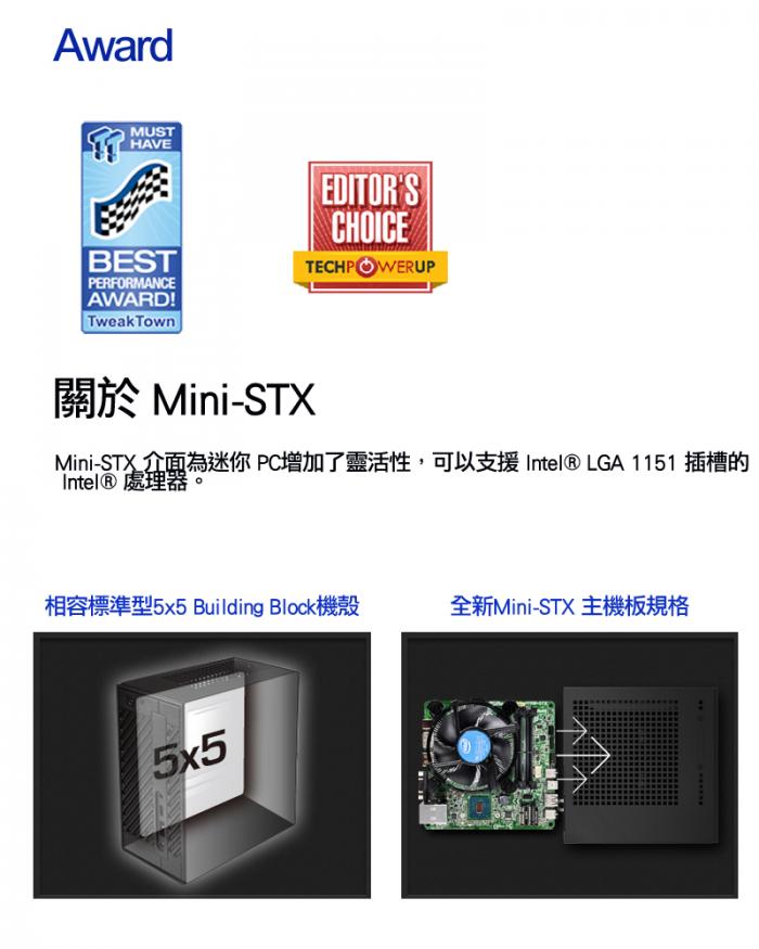 華擎 Deskmini 110/COM 迷你準系統