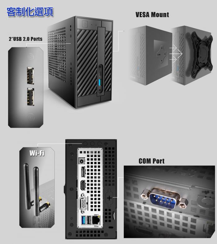 華擎 Deskmini 110/COM 迷你準系統