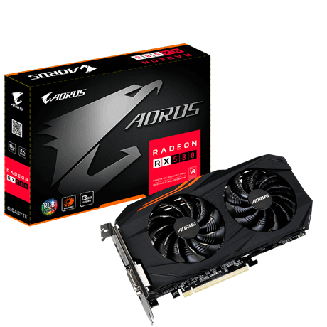 技嘉 RX580 AORUS-8GD 鷹神版 