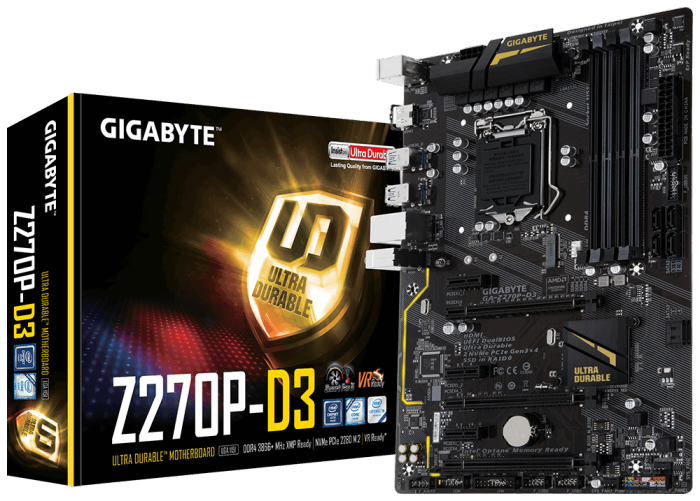 技嘉 Z270P-D3 (DDR4記憶體) +  AOC E2280SWN