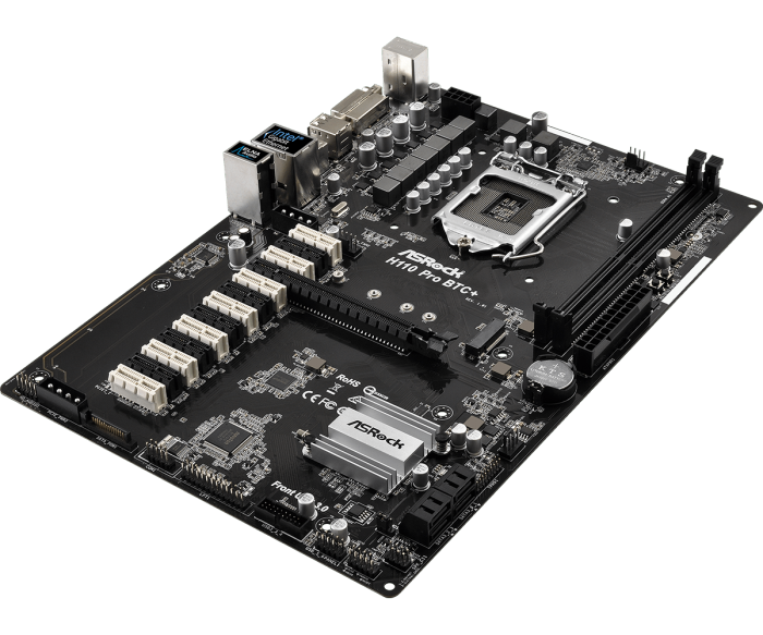 華擎 H110 PRO BTC+ 礦板