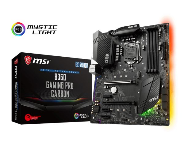 微星 B360 GAMING PRO CARBON  
