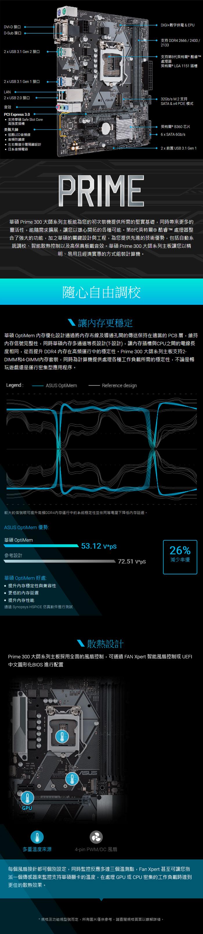 華碩 PRIME B360M-K