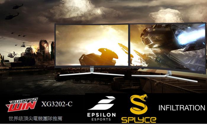 優派 XG3202-C VA曲面 福利品 可以壁掛