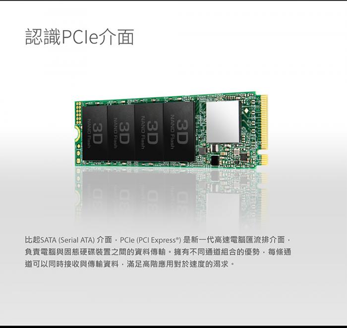 創見 MTE110S 512G M.2 PCIe
