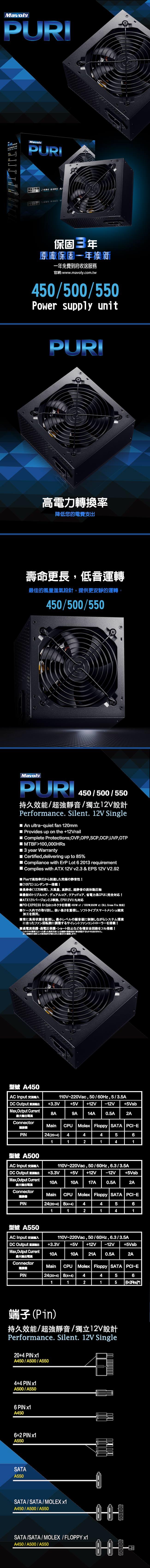 松聖 PURI 500W