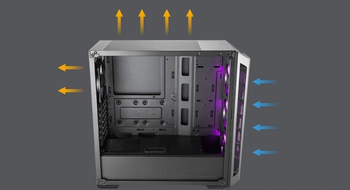 酷碼 MasterBox MB520 RGB ATX (送ML120L RGB水冷)