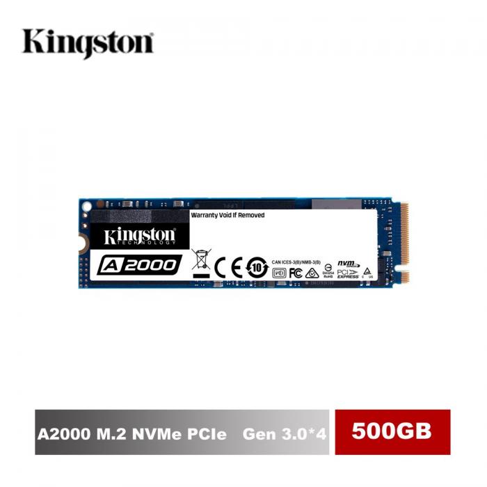 金士頓 A2000 500G M.2 PCIe 2280