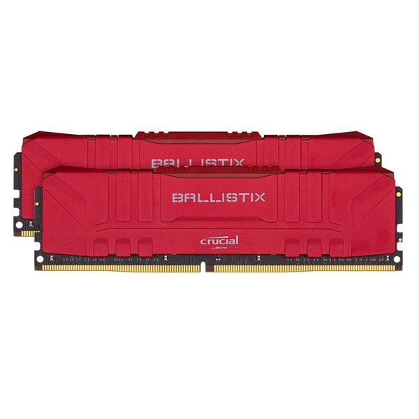 美光 Crucial Ballistix D4 3200/32G(16G*2) 紅色 新版 E-Die