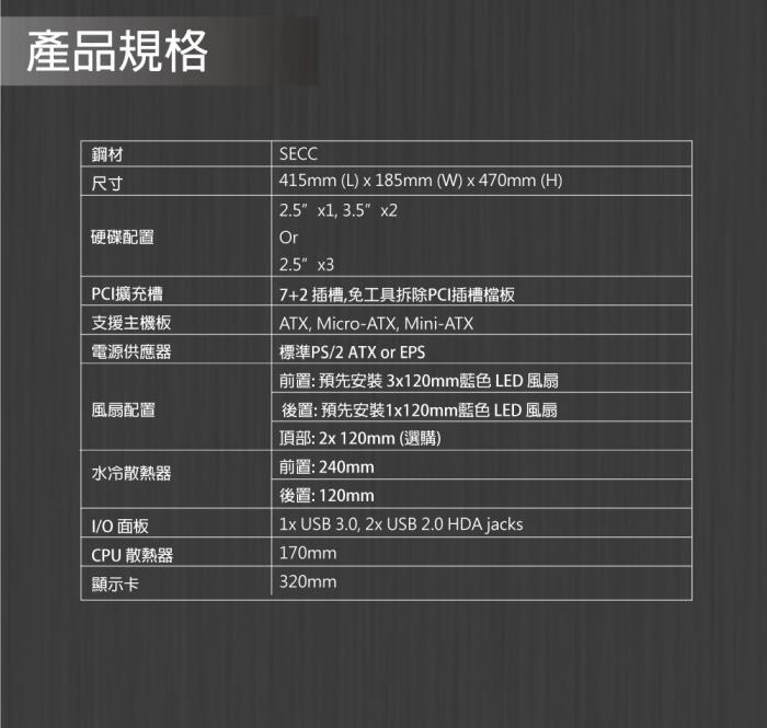 Xigmatek Hawthorn 浩克 壓克力透側