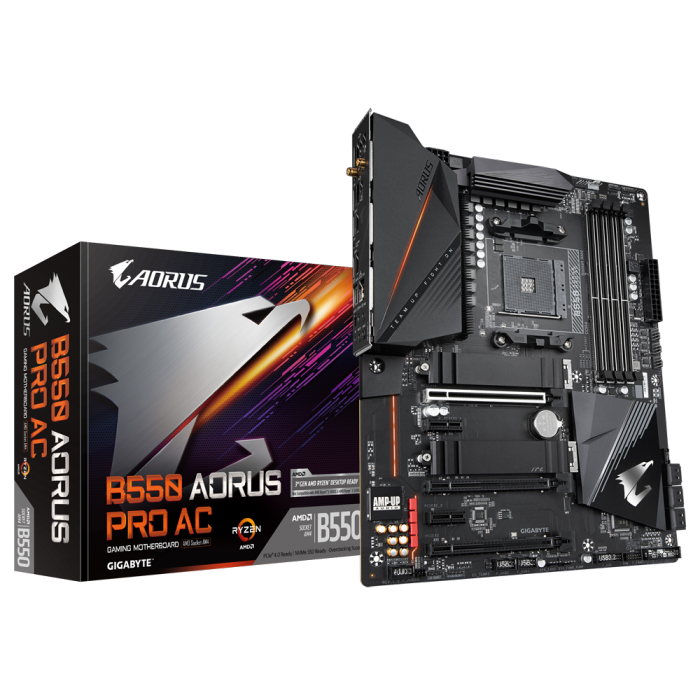 技嘉 B550 AORUS PRO AC 任搭AMD R5/R7 減500