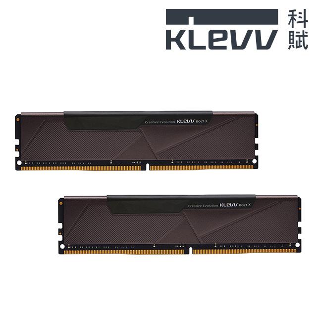 KLEVV(科賦) 16GB(8G*2)DDR4 3200 BOLT X系列 黑散熱片
