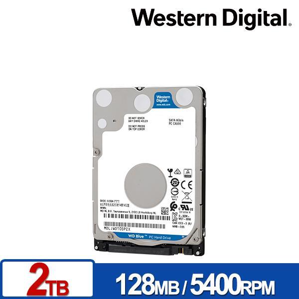 WD 藍標 2TB 20SPZX 2.5吋 靜電袋