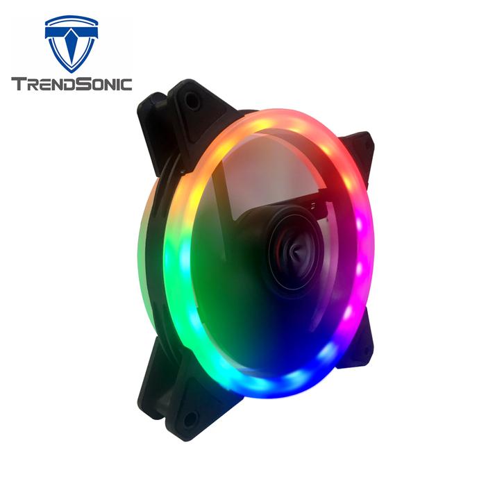 TrendSonic 單模式自變RGB 雙光圈12cm 風扇