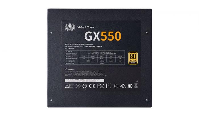 酷碼 GX 550W 金牌 直出線ACAAG