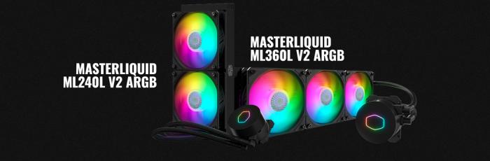 酷碼 MasterLiquid ML240L ARGB V2 (另附1700腳架)