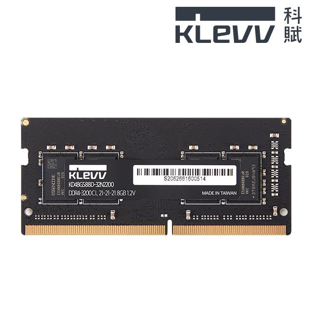 科賦 KLEVV DDR4-3200 8G 筆電用