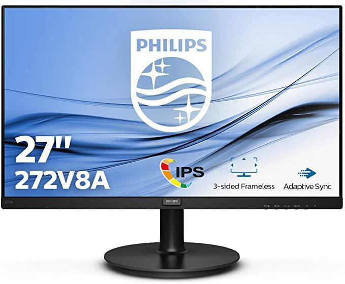 Philips 272V8A IPS 27吋 (附VGA線)