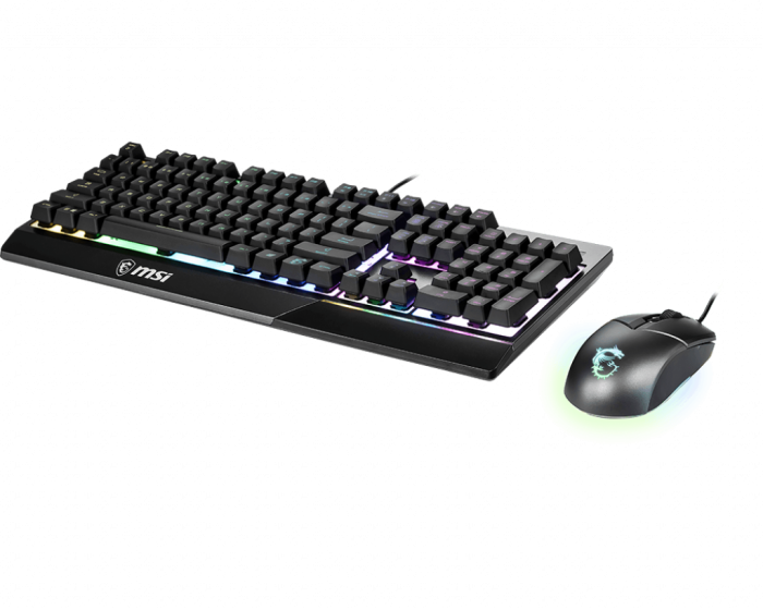 微星 Vigor Gk30 Combo Tc 類機械式鍵鼠組 白色