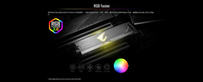 技嘉 AORUS RGB M.2 NVMe SSD 512GB