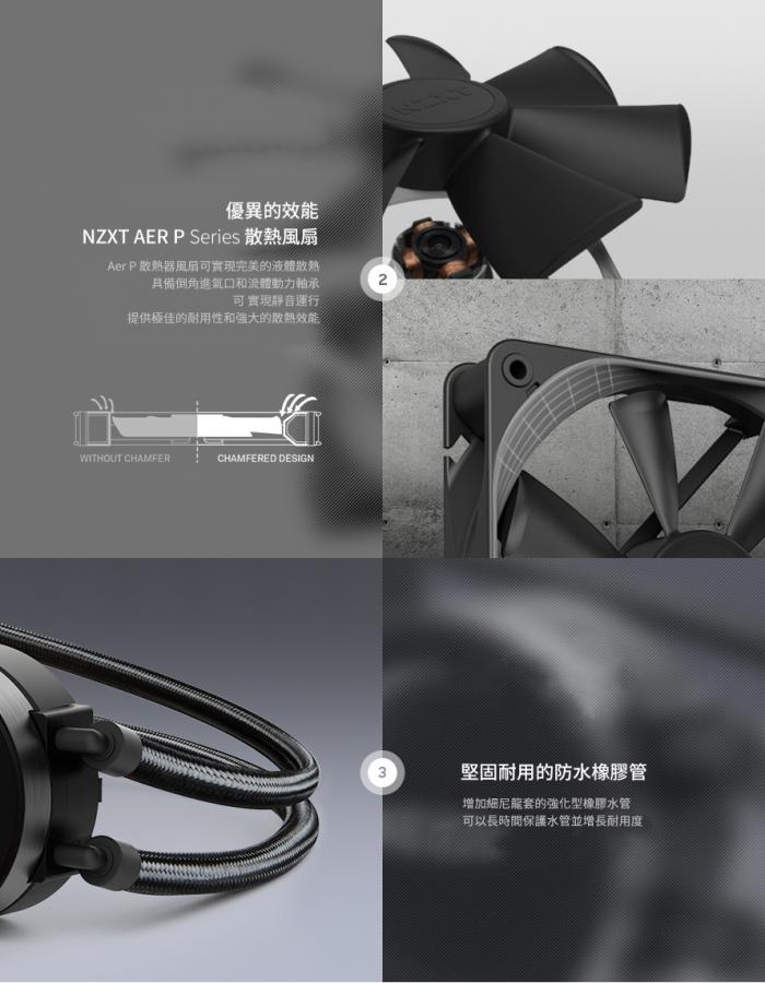 NZXT Kraken X53 24cm水冷排 RGB冷頭+無光風扇  (買12代U送扣具)