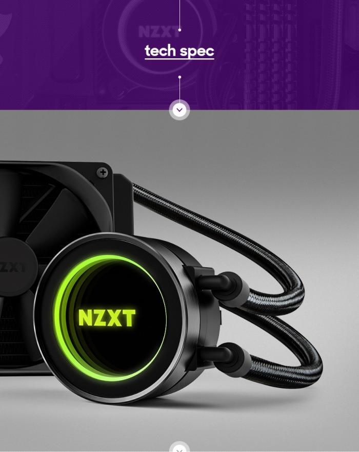 NZXT Kraken X53 24cm水冷排 RGB冷頭+無光風扇  (買12代U送扣具)