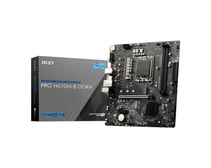 微星 PRO H610M-B DDR4