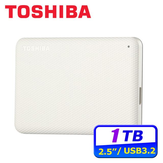 TOSHIBA Canvio V10 1TB 白