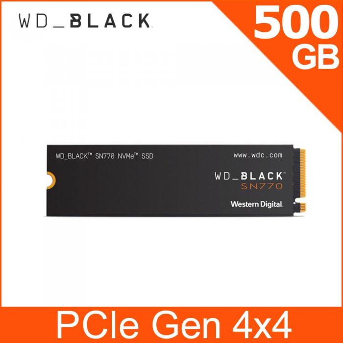 WD 黑標 SN770 500GB/Gen4