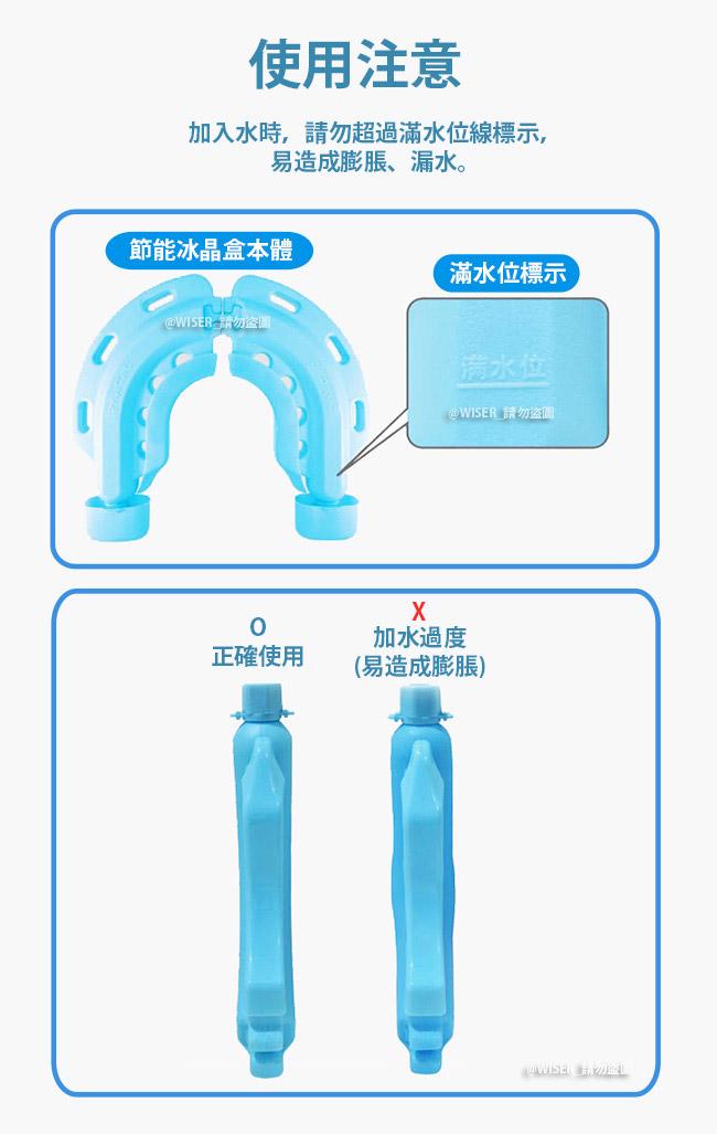 【勳風】涼涼君節能多用途冰晶盒晶片組(HF-B1419H)一組兩片/適用多種風扇