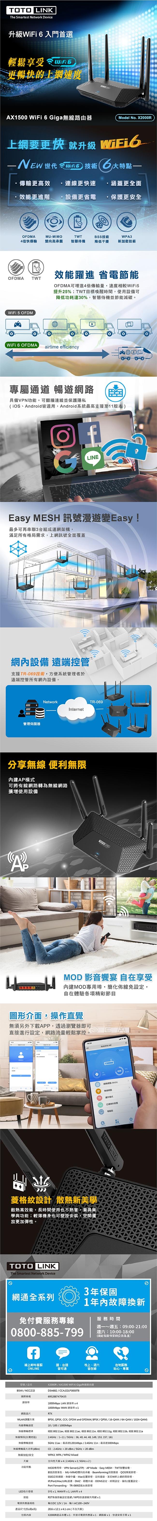 TOTOLINK X2000R EasyMESH