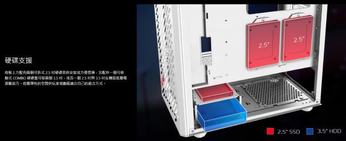 威剛XPG VALOR AIR 玻璃透側 黑 機箱
