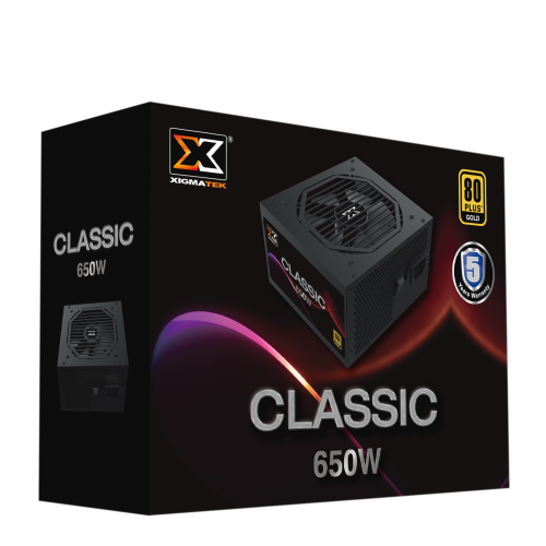 Xigmatek Classic  650W 80+金牌 直出線