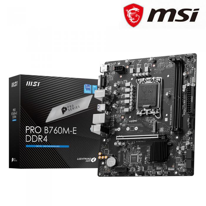 微星 PRO B760M-E DDR4