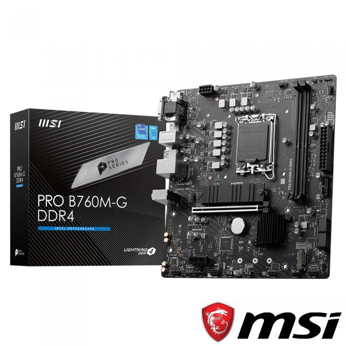 微星 PRO B760M-G DDR4