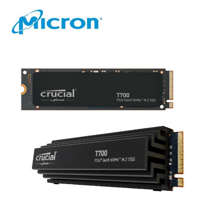 美光 Micron Crucial T700 1TB 含散熱片 Gen5 PCIe 5.0 