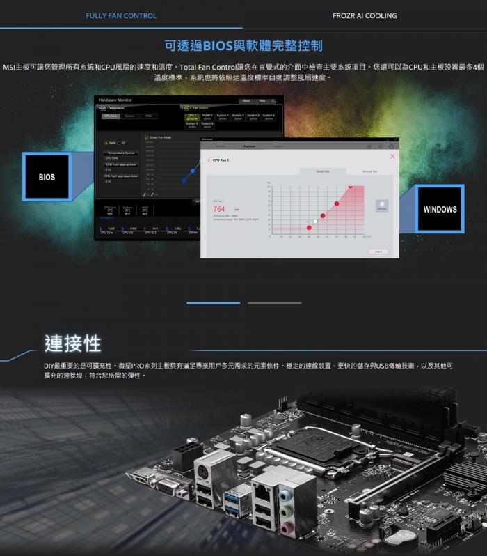 微星 PRO H610M-E DDR4